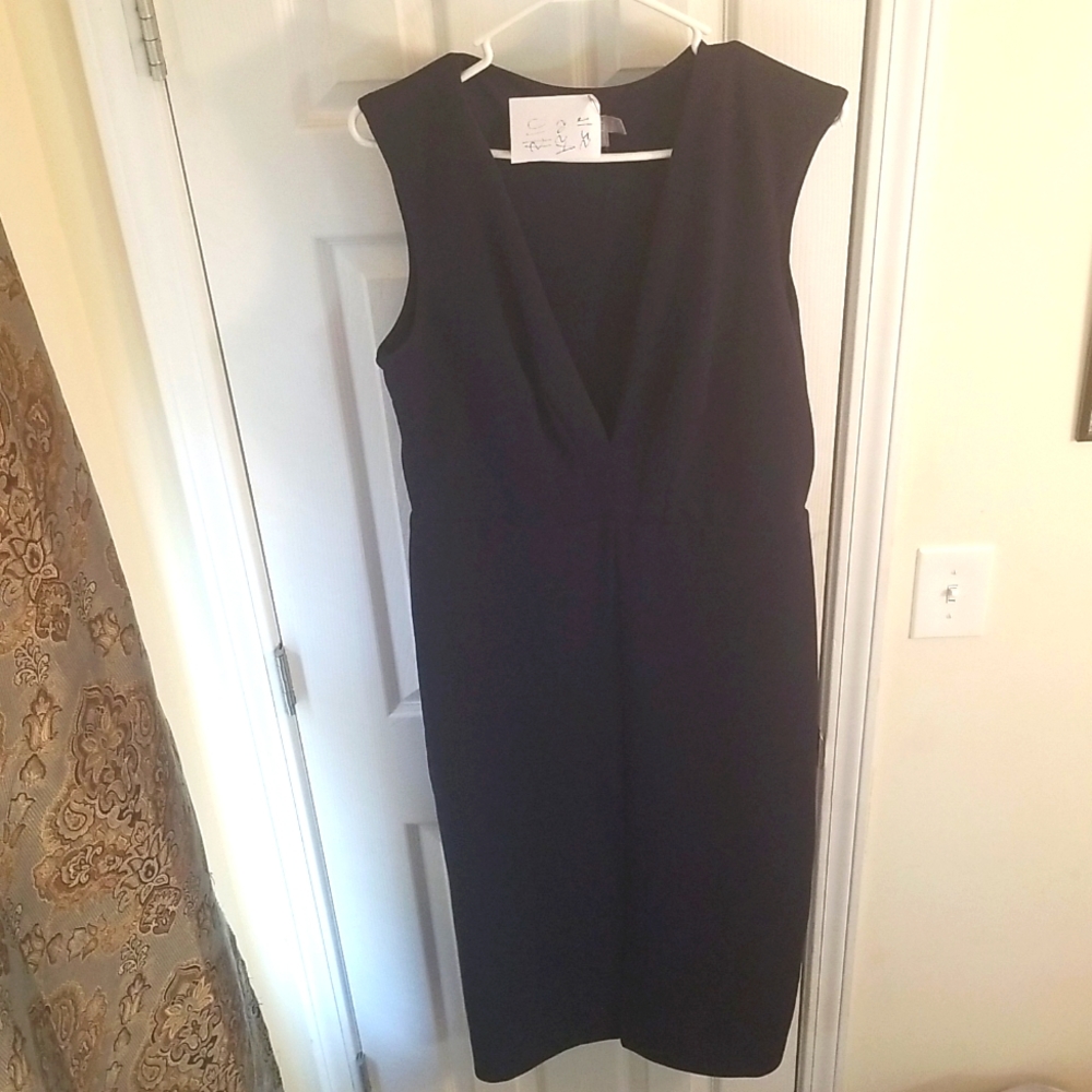 Asos dark navy dress